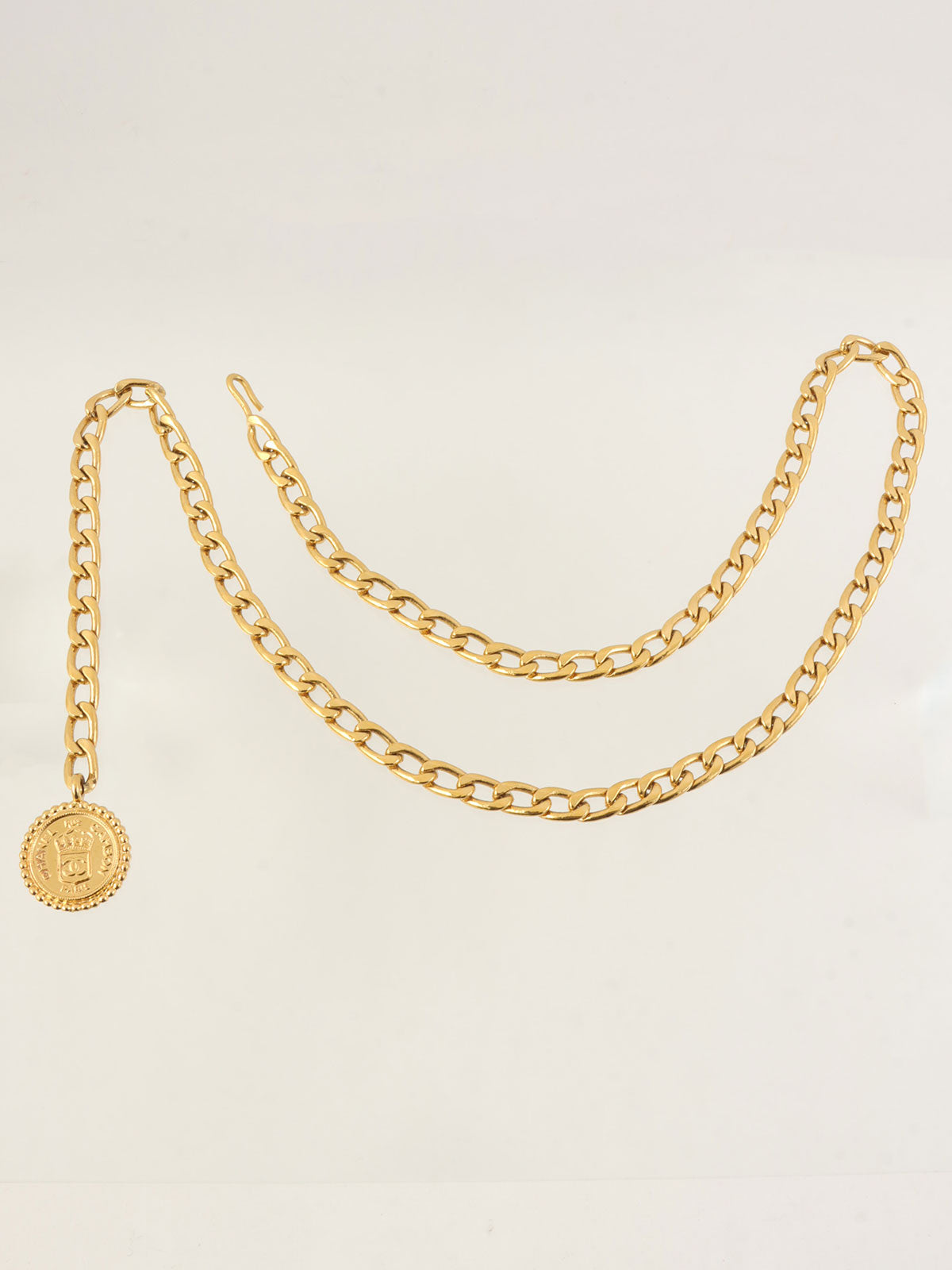 カンボンコインチャームチェーンベルト ゴールド
