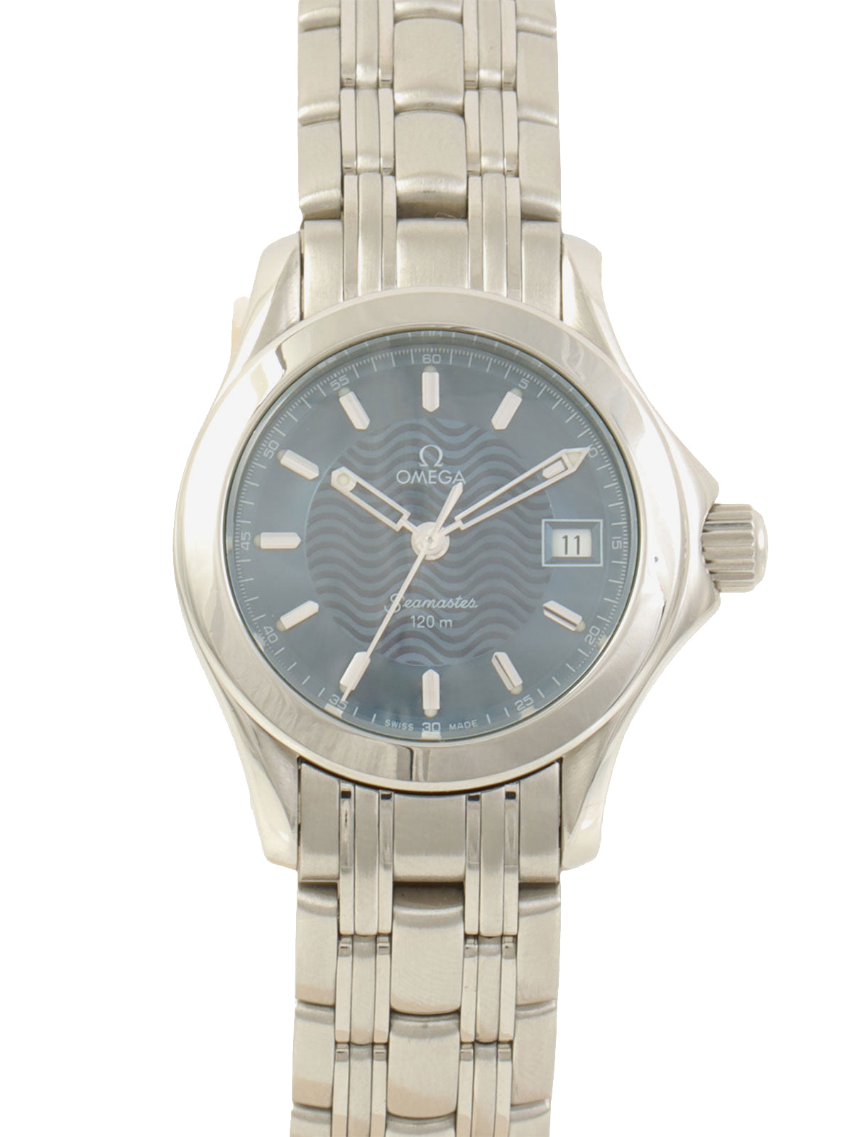 シーマスター120 シルバー/ブルー
