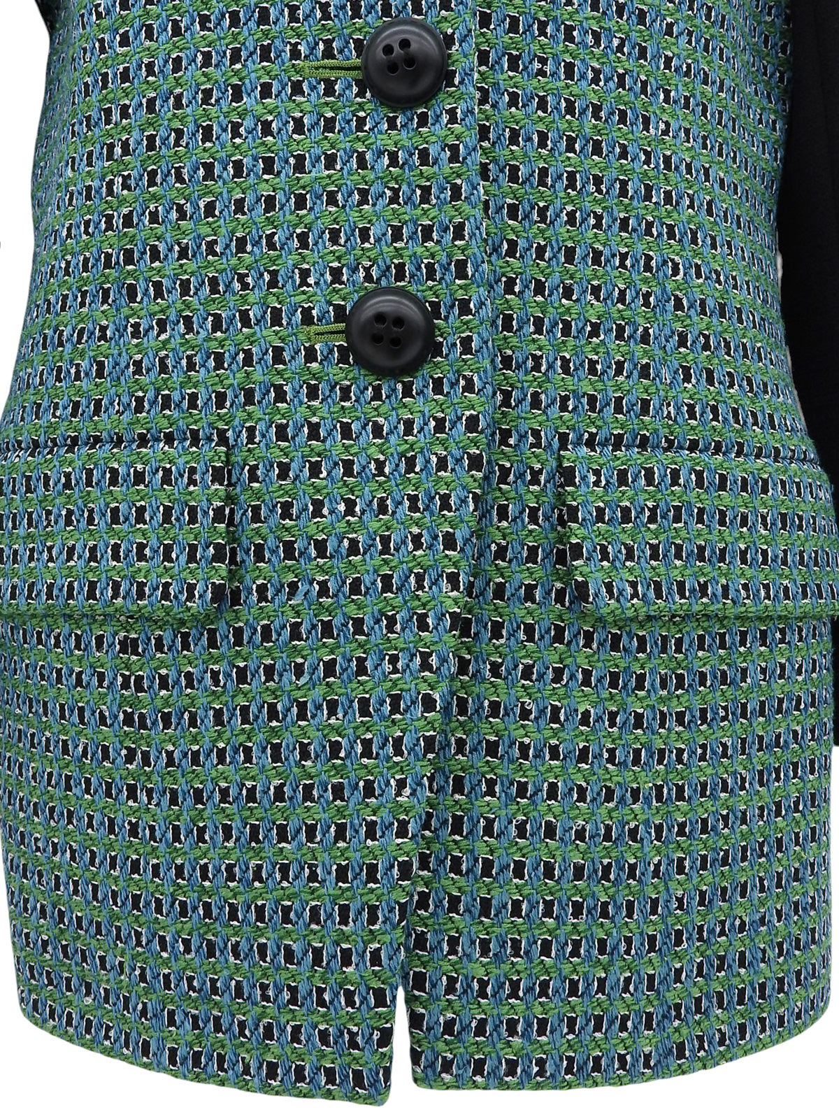 Design Pattern Jacket #11 Black/Green