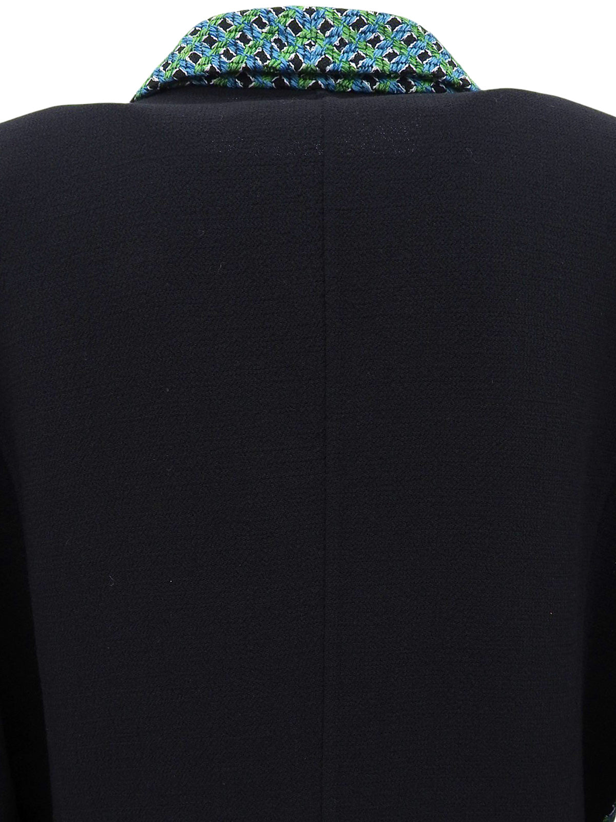 Design Pattern Jacket Black/Green