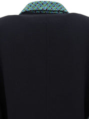 Design Pattern Jacket Black/Green