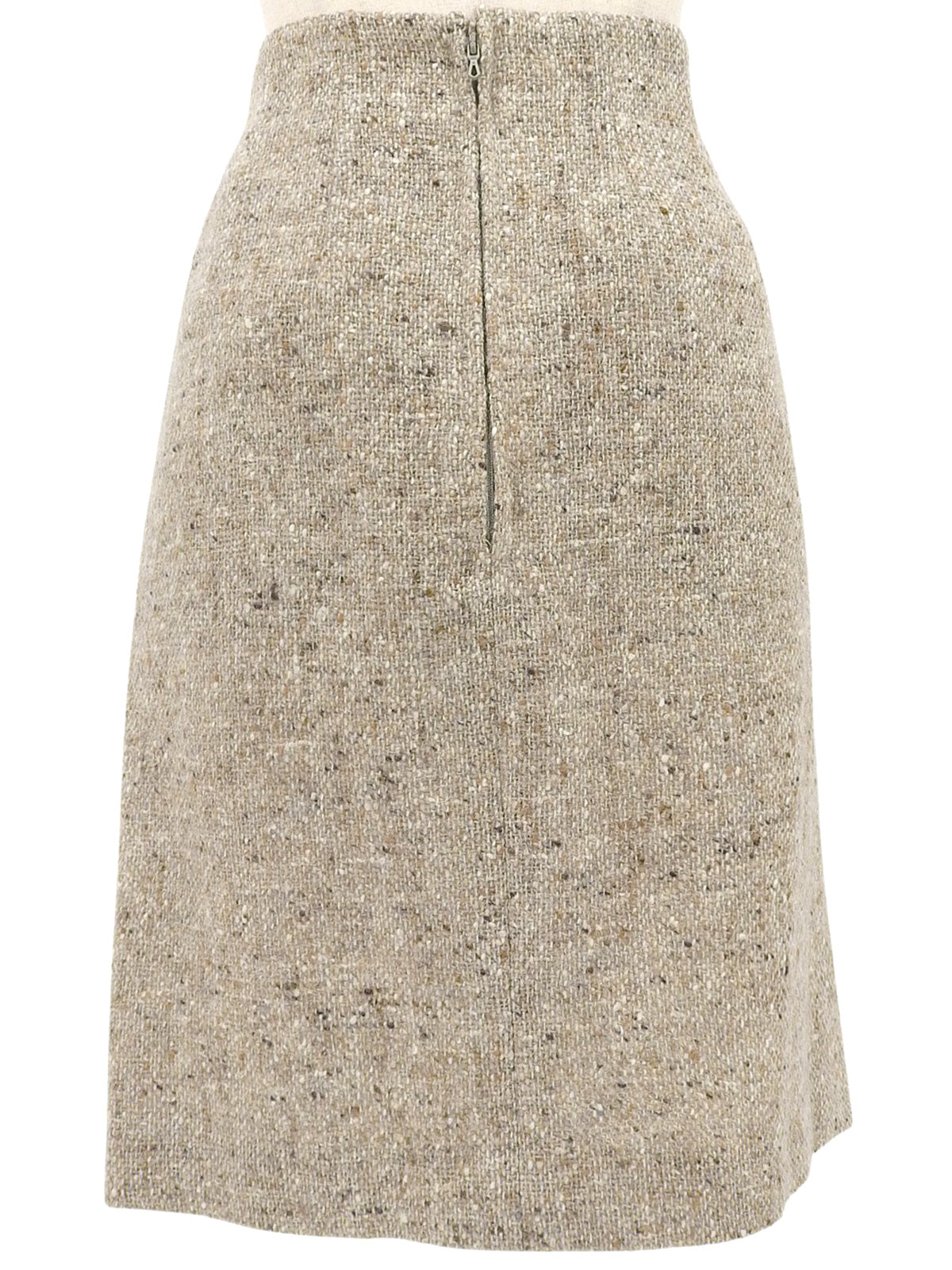 米色 Macadam Button Tweed 套装