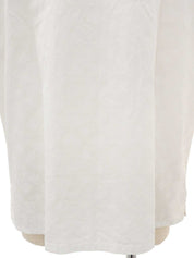 モノグラムパターンハーフスリーブシャツ　ホワイト