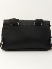 2005 Nylon Sport Line CC Turn Lock Chain Backpack in Black