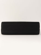 1998 Silk Satin CC Turnlock Handbag in Black