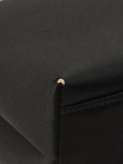 1995年頃製 シルクサテンCCターンロックチェーンショルダーバッグミニ ブラック