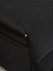 1995年款丝绸缎面CC旋扣链条肩背包迷你黑色