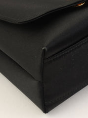 1995年款丝绸缎面CC旋扣链条肩背包迷你黑色