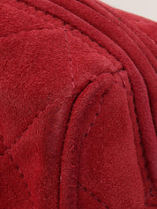 1992年頃製 CCマークステッチフリンジビジューチェーンショルダーバッグ レッド