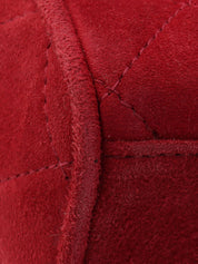 1992年頃製 CCマークステッチフリンジビジューチェーンショルダーバッグ レッド