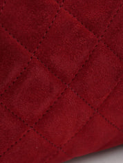 1992年頃製 CCマークステッチフリンジビジューチェーンショルダーバッグ レッド