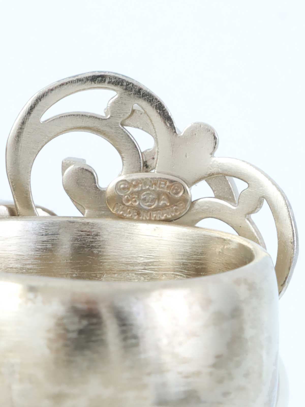 2006年製　パールストーンCCマークリング　ゴールド/ホワイト