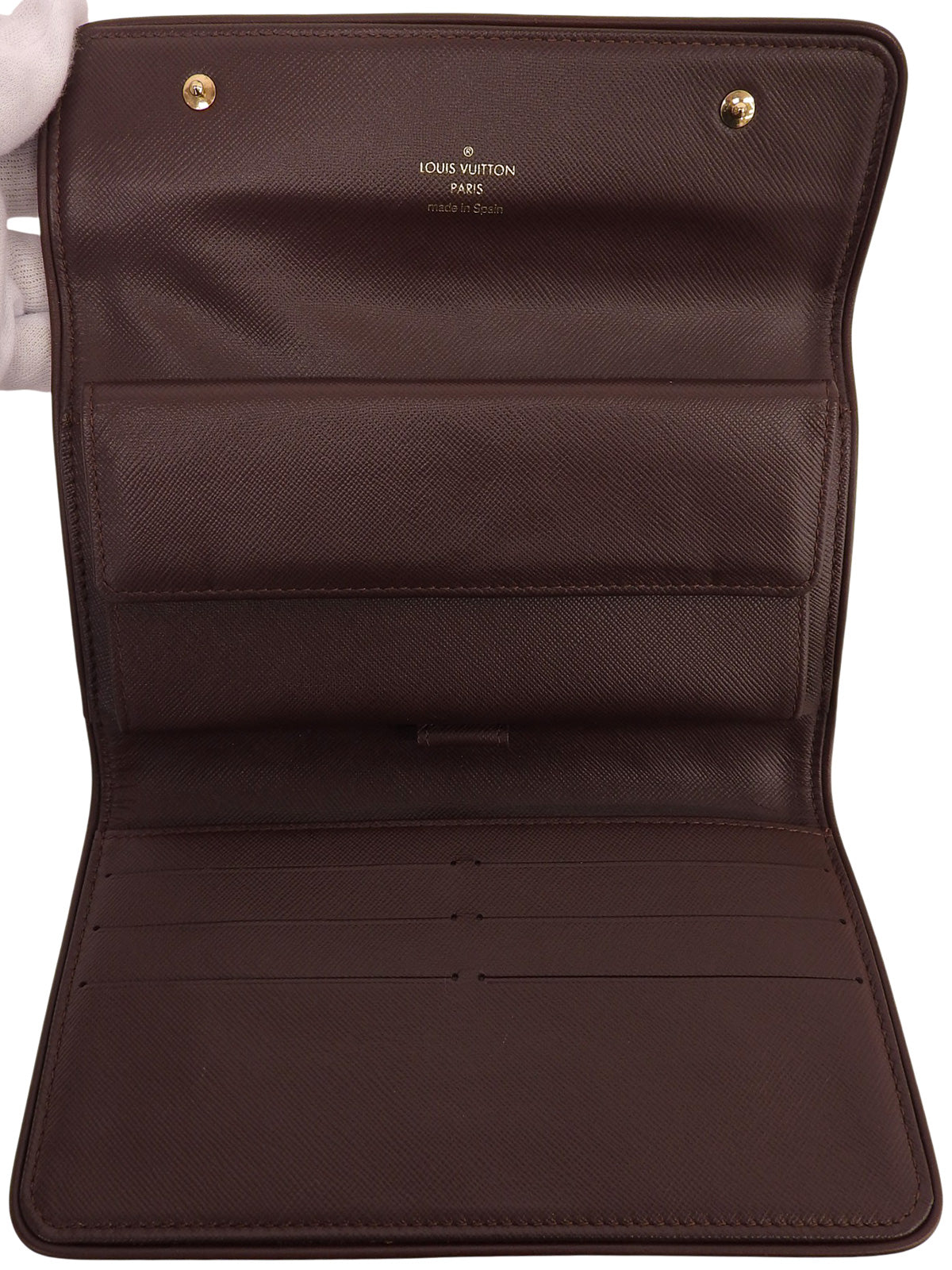 2005 Monogram Mini Porte Tresor International Cherry