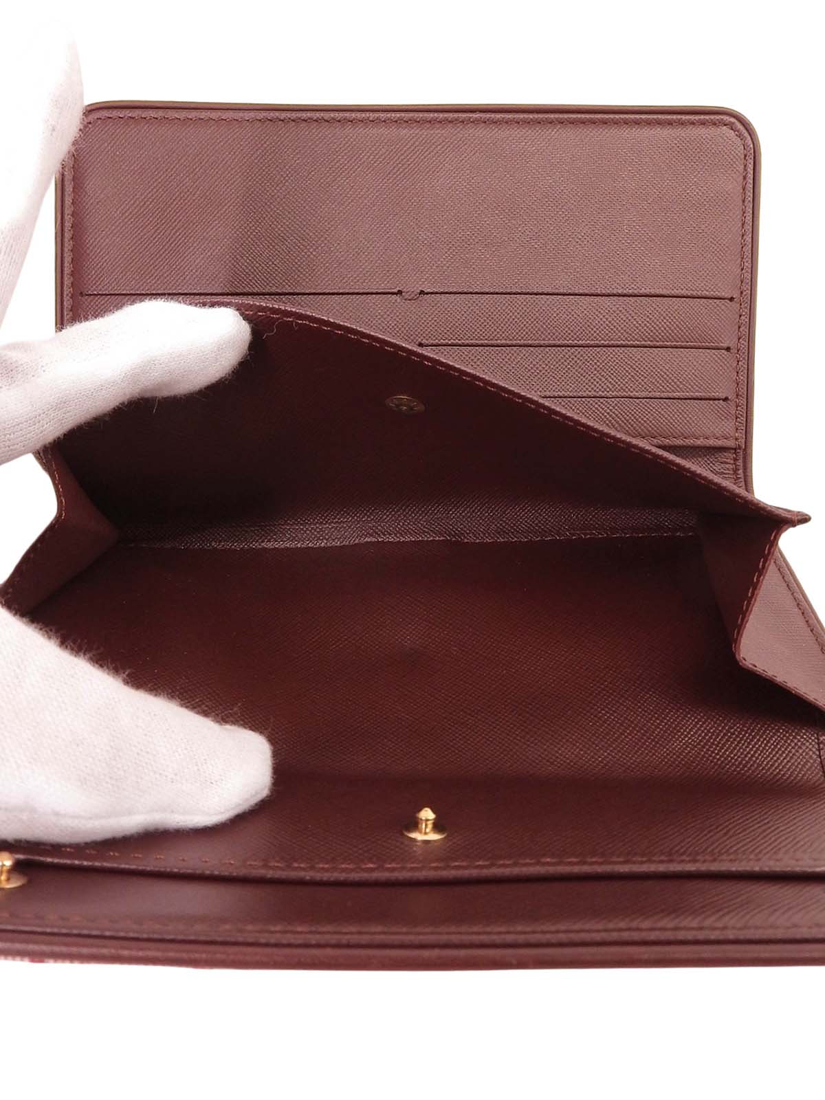 2005 Monogram Mini Porte Tresor International Cherry