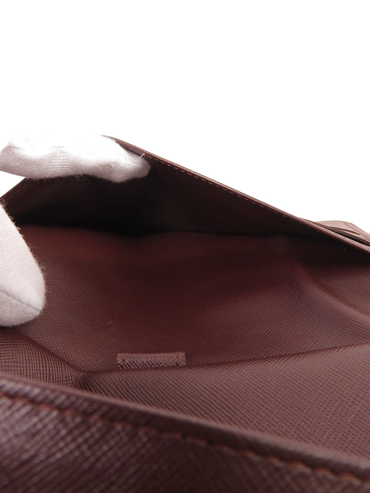 2005 Monogram Mini Porte Tresor International Cherry