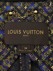 ウールロゴボタントレンチコート グレー