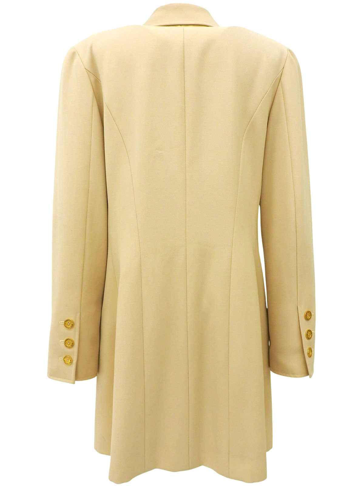 1997年製 ウールロゴボタンジャケット ベージュ