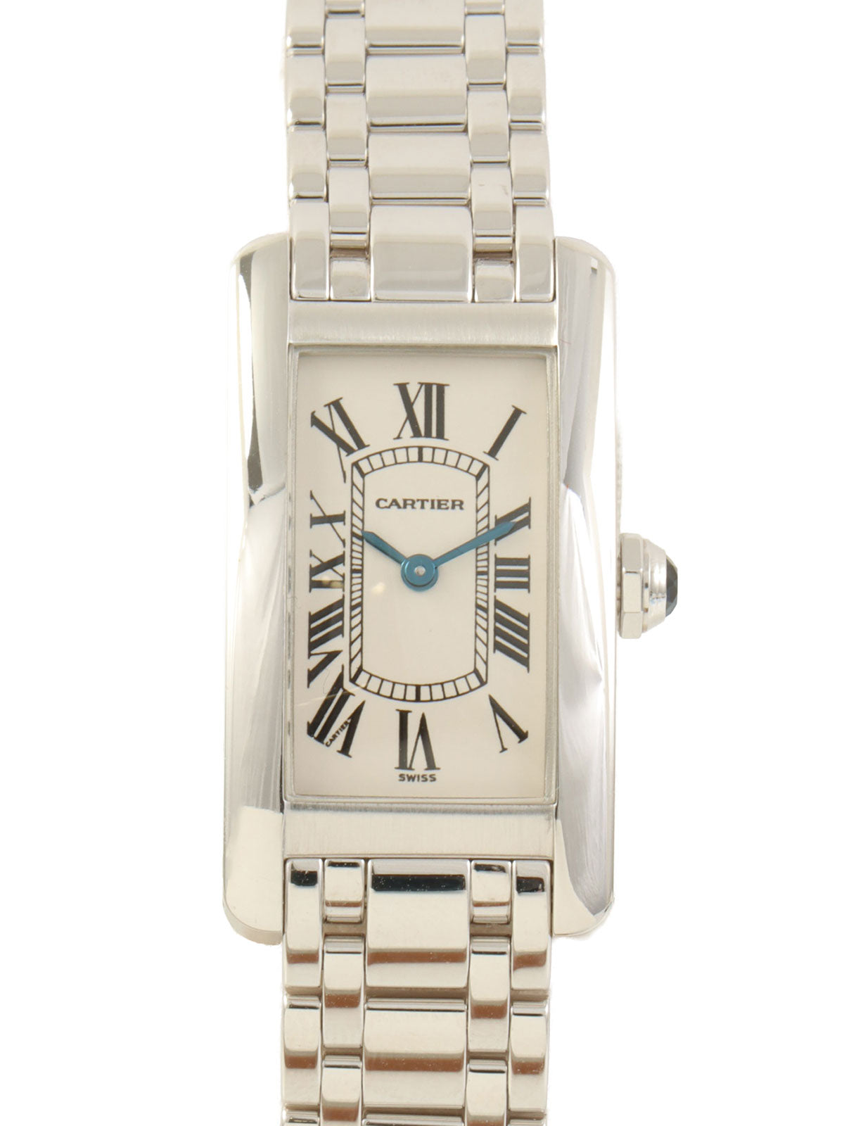 18K Tank American SM Silver