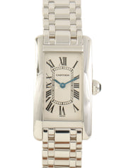 18K Tank American SM Silver