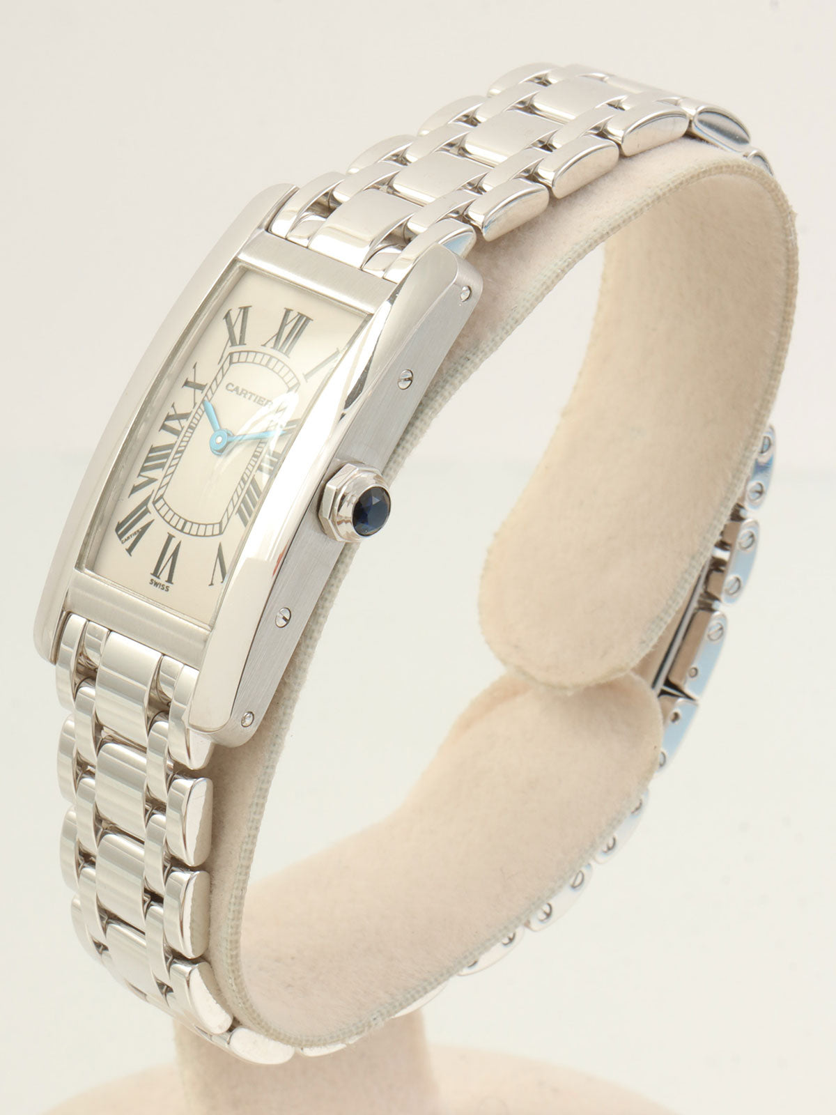 18K Tank American SM Silver