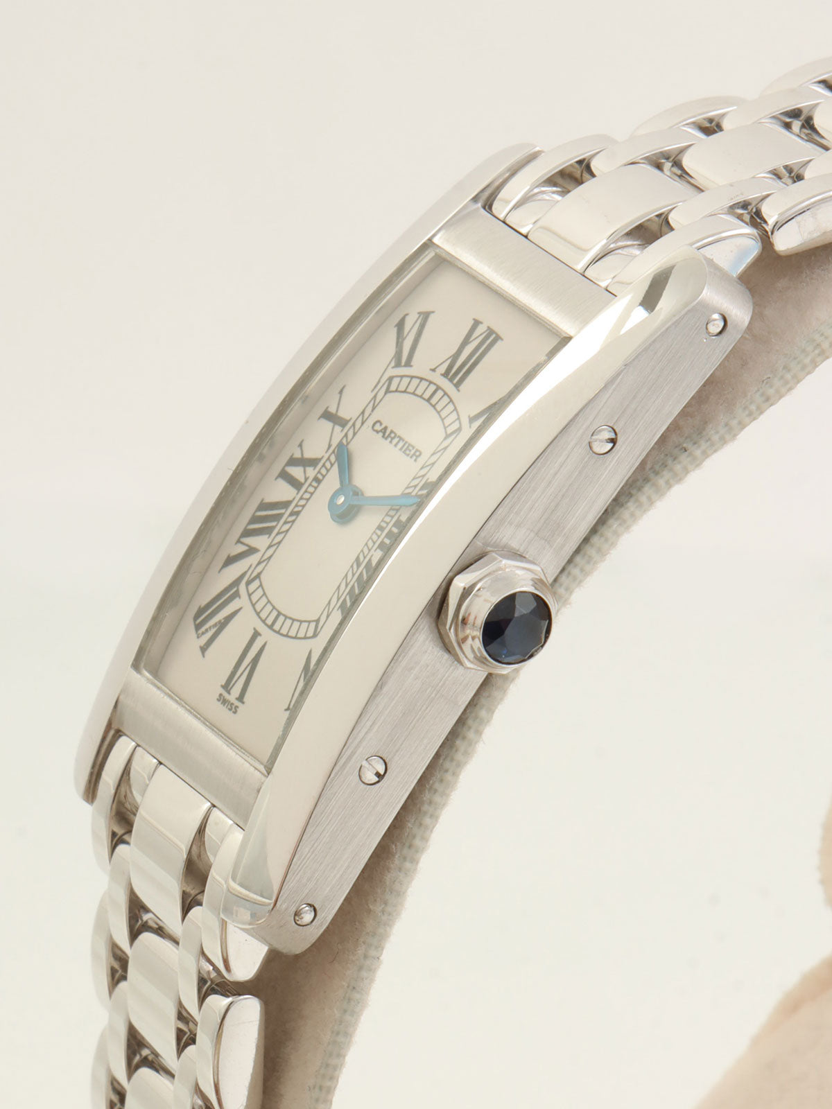 18K Tank American SM Silver