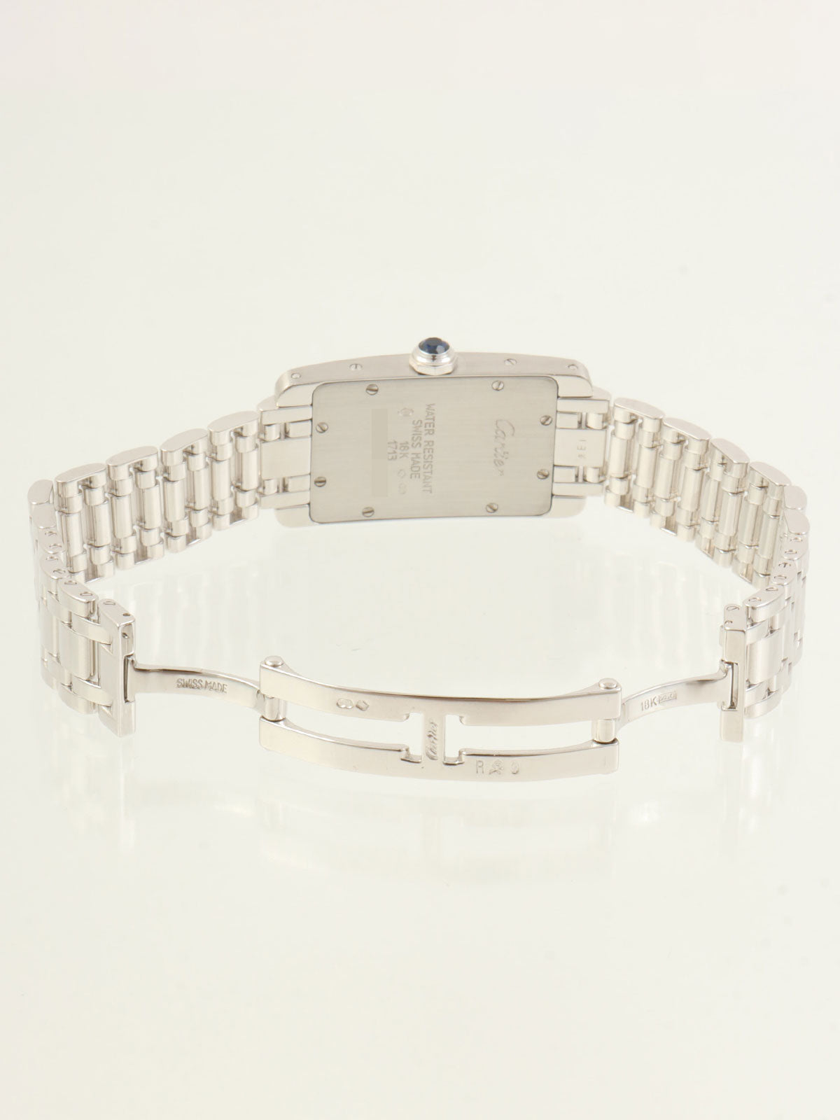 18K Tank American SM Silver