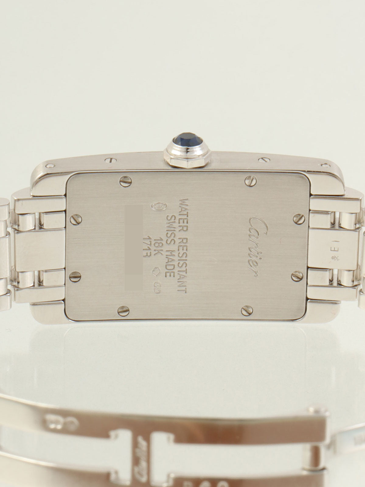 18K Tank American SM Silver