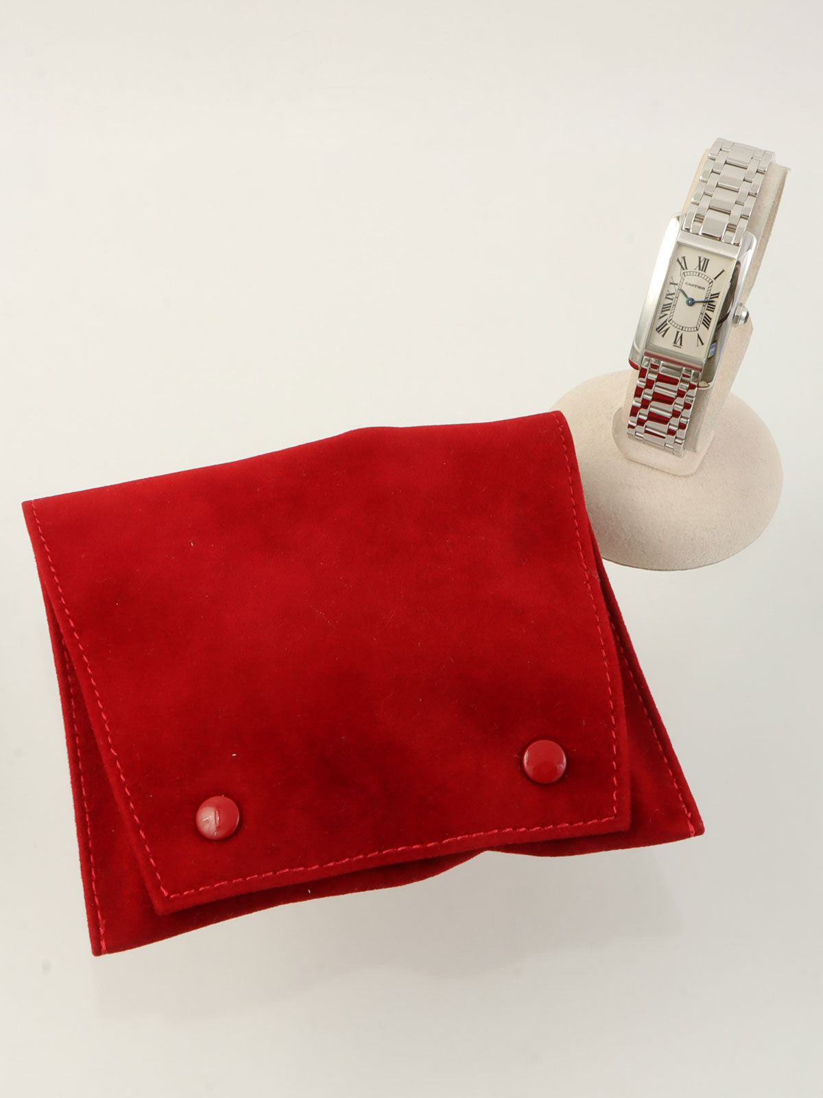 18K Tank American SM Silver