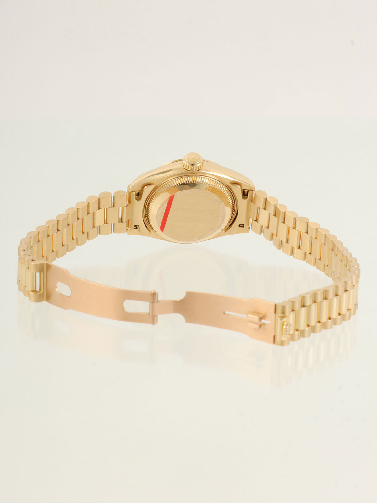 1993年10钻蚝式恒动日历型腕表，金/红