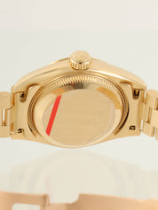 1993年10钻蚝式恒动日历型腕表，金/红