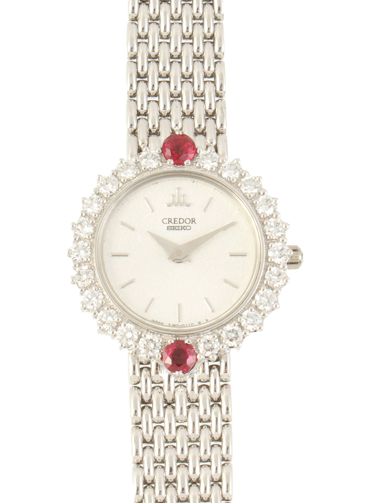 18K钻石红宝石Credor银