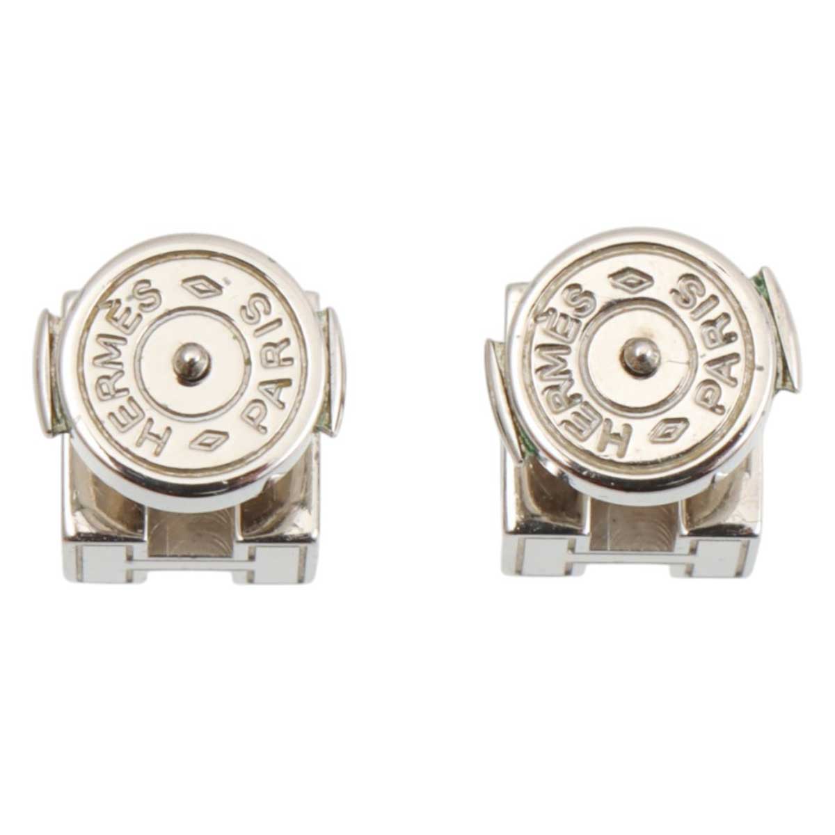 CACHED'OR Ash Pierced Earrings Silver/Ivory