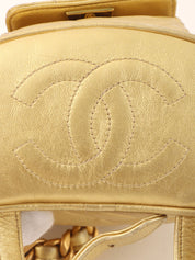1992 Double CC Turnlock Backpack Mini Gold