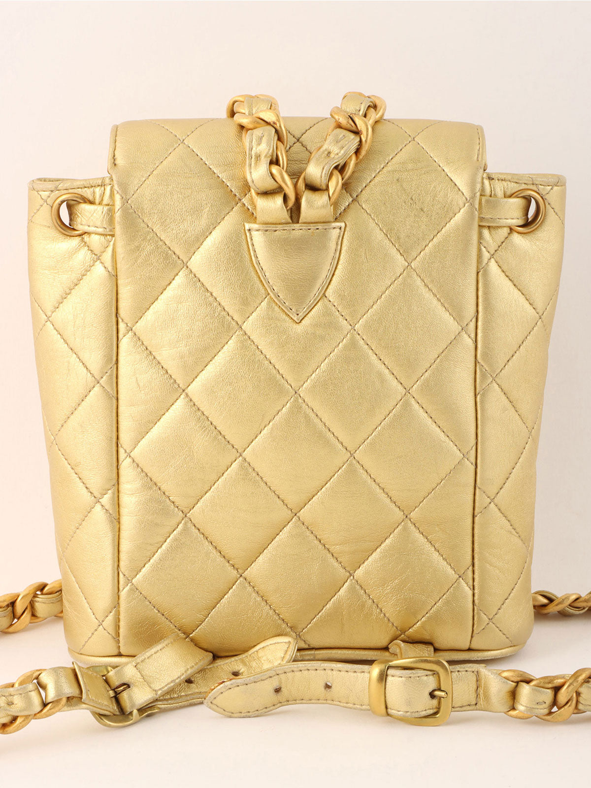 1992 Double CC Turnlock Backpack Mini Gold