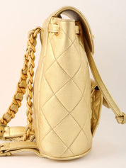 1992 Double CC Turnlock Backpack Mini Gold