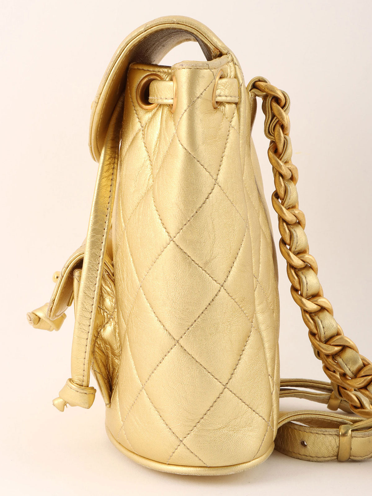 1992 Double CC Turnlock Backpack Mini Gold