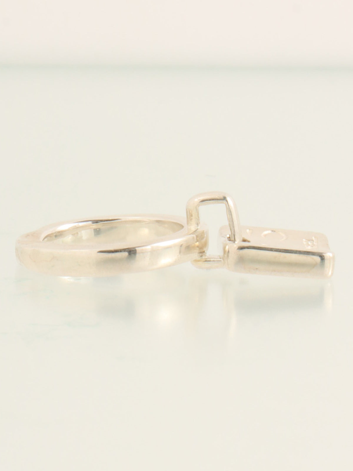 925カメリアクローバーペンダントトップ シルバー