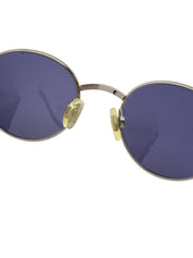 サイドロゴサングラス ブルー/シルバー