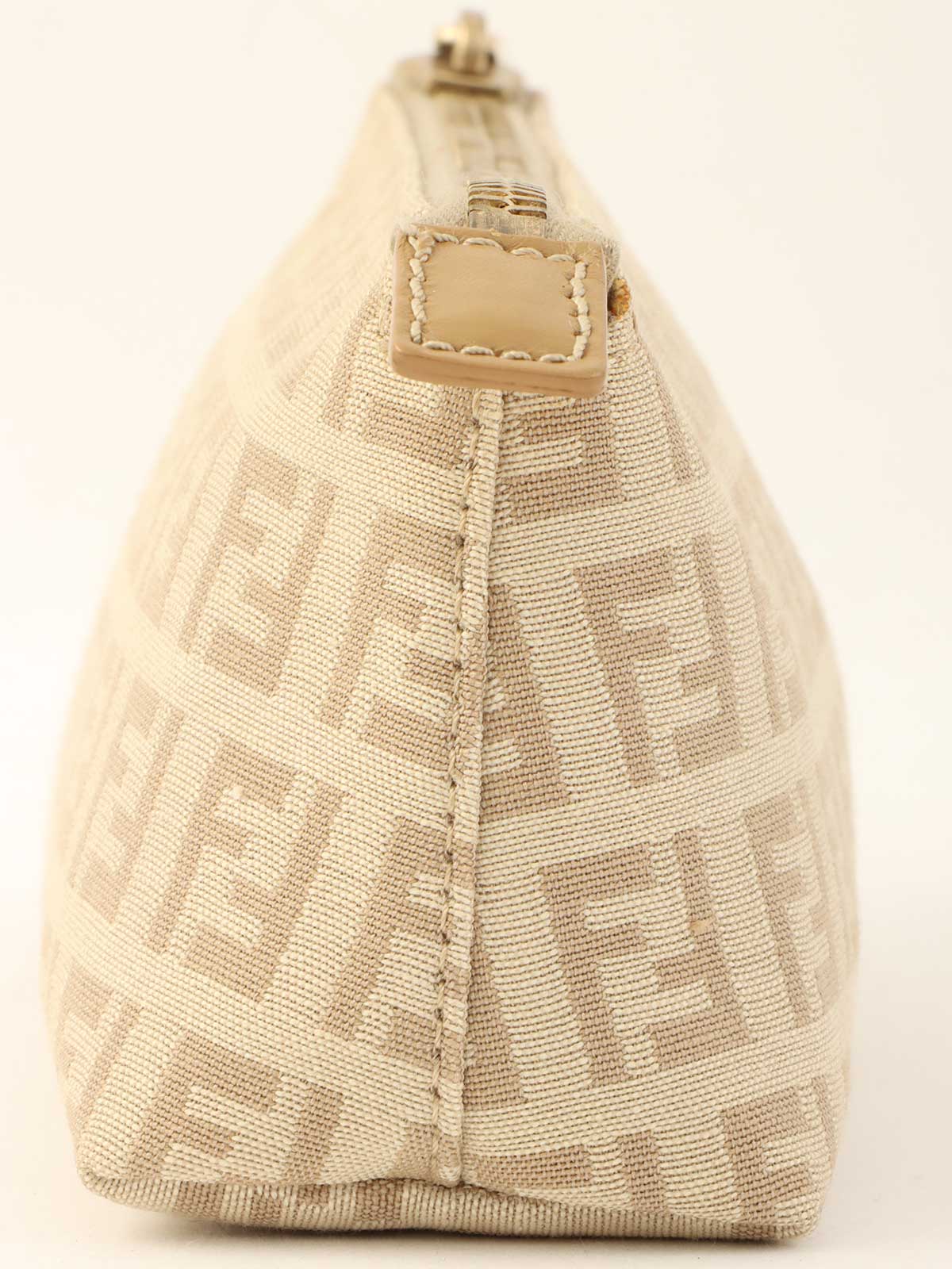 FF Zucchino Pattern Pouch, Light Beige