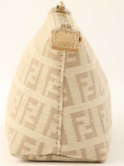 FF Zucchino Pattern Pouch, Light Beige