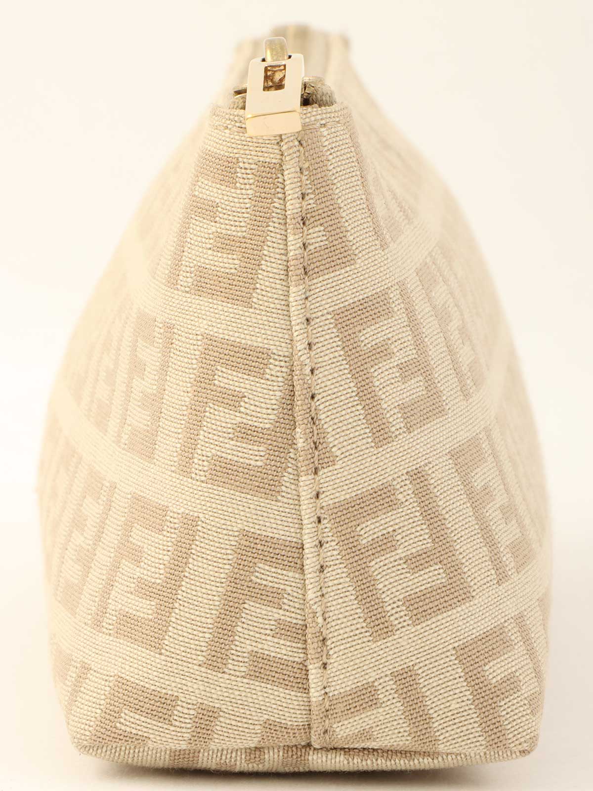 FF Zucchino Pattern Pouch, Light Beige