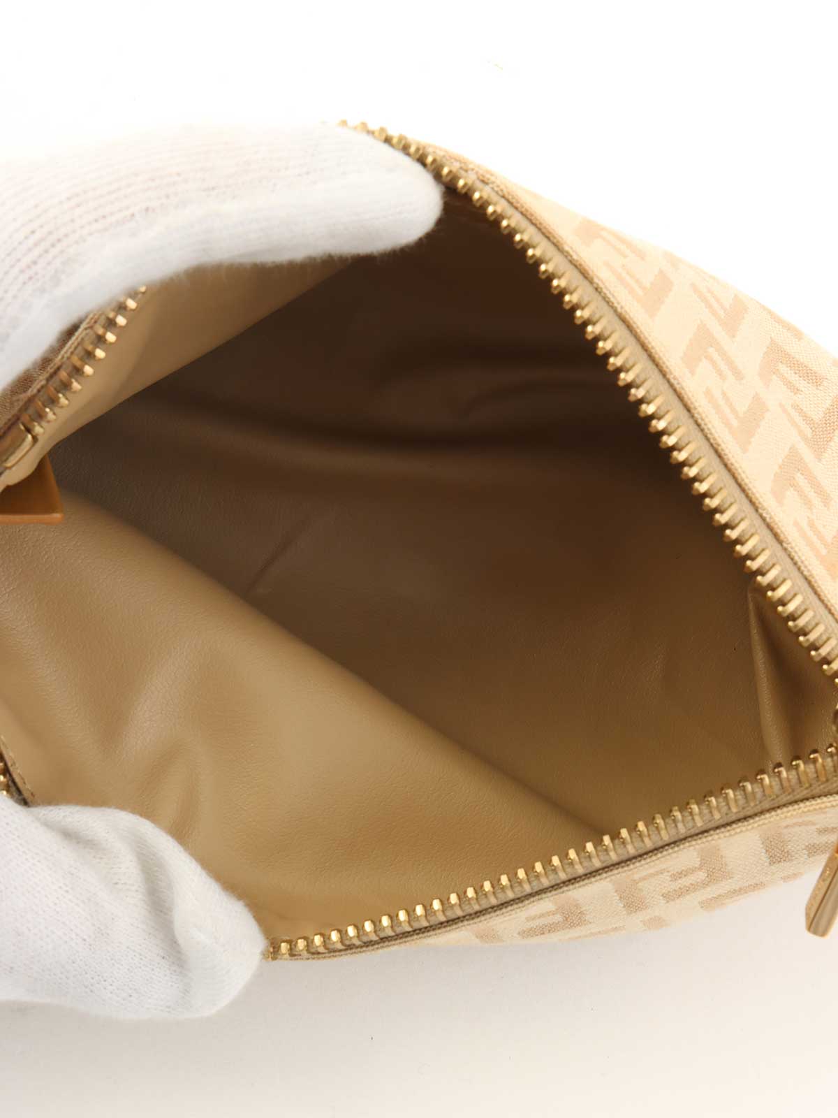 FF 西葫芦图案收纳包，浅米色