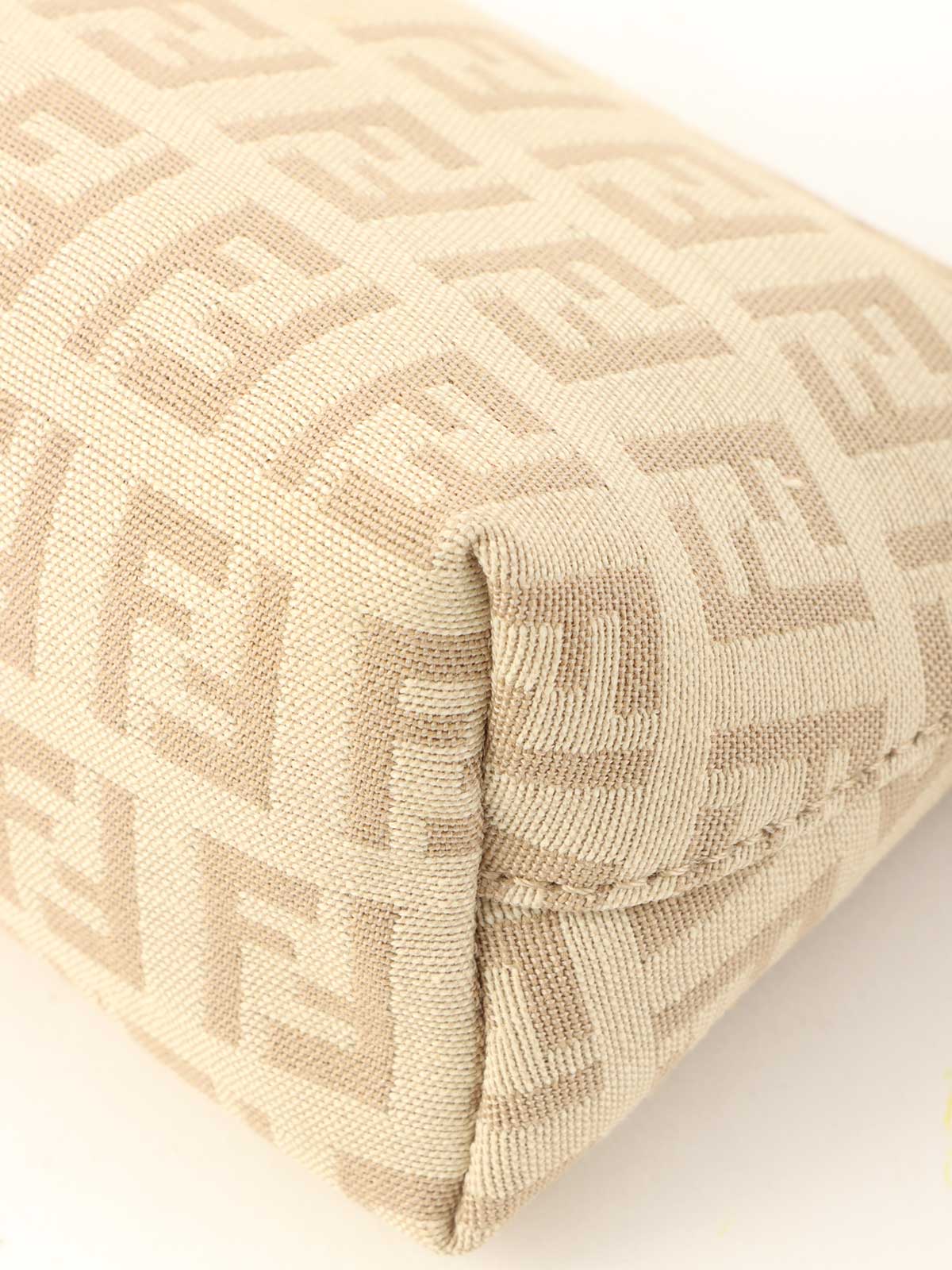 FF Zucchino Pattern Pouch, Light Beige
