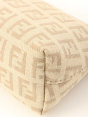 FF Zucchino Pattern Pouch, Light Beige