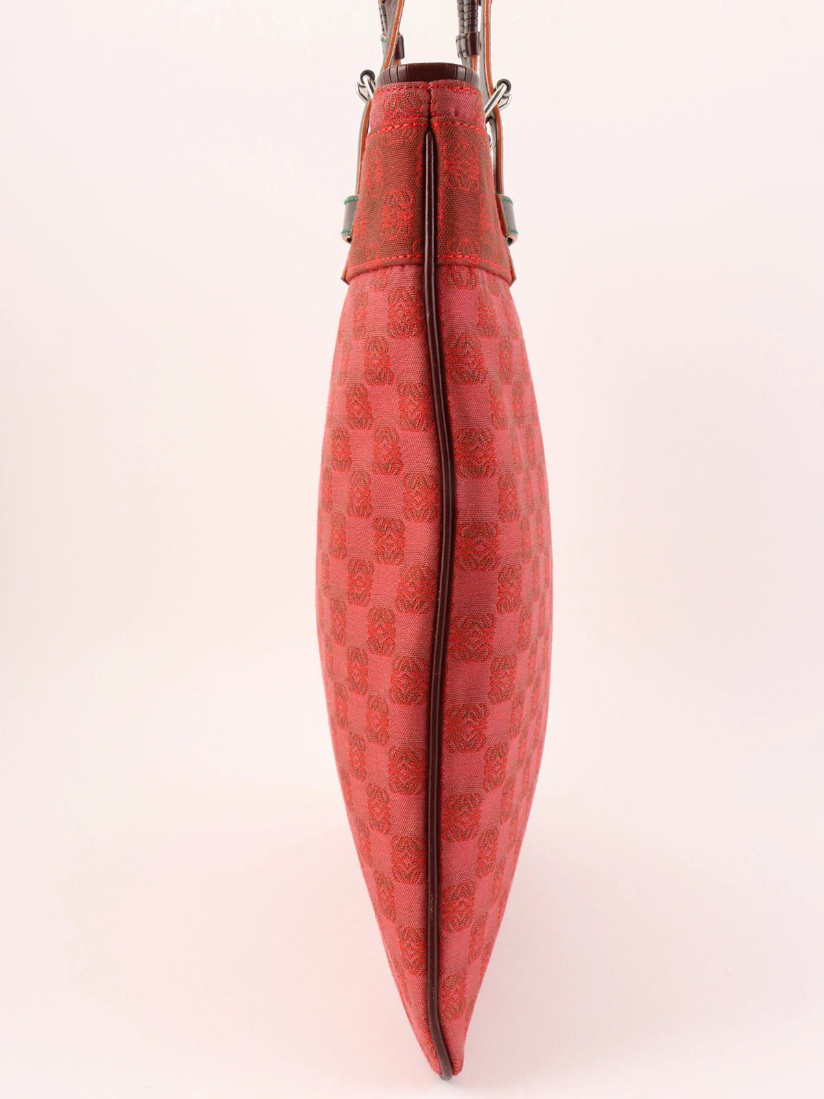 アナグラムパターントートバッグ レッド