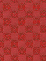 アナグラムパターントートバッグ レッド