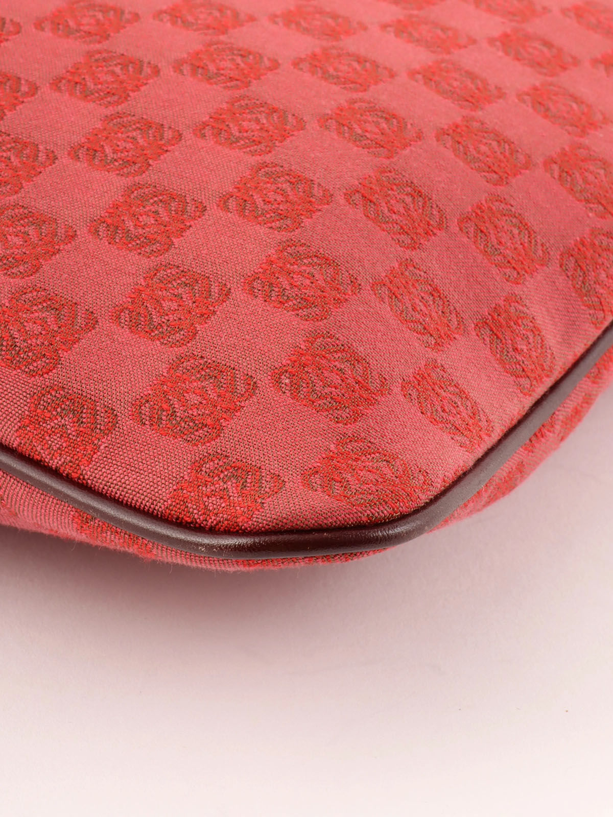 アナグラムパターントートバッグ レッド