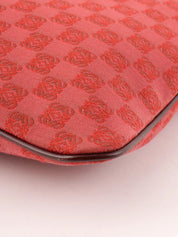 アナグラムパターントートバッグ レッド