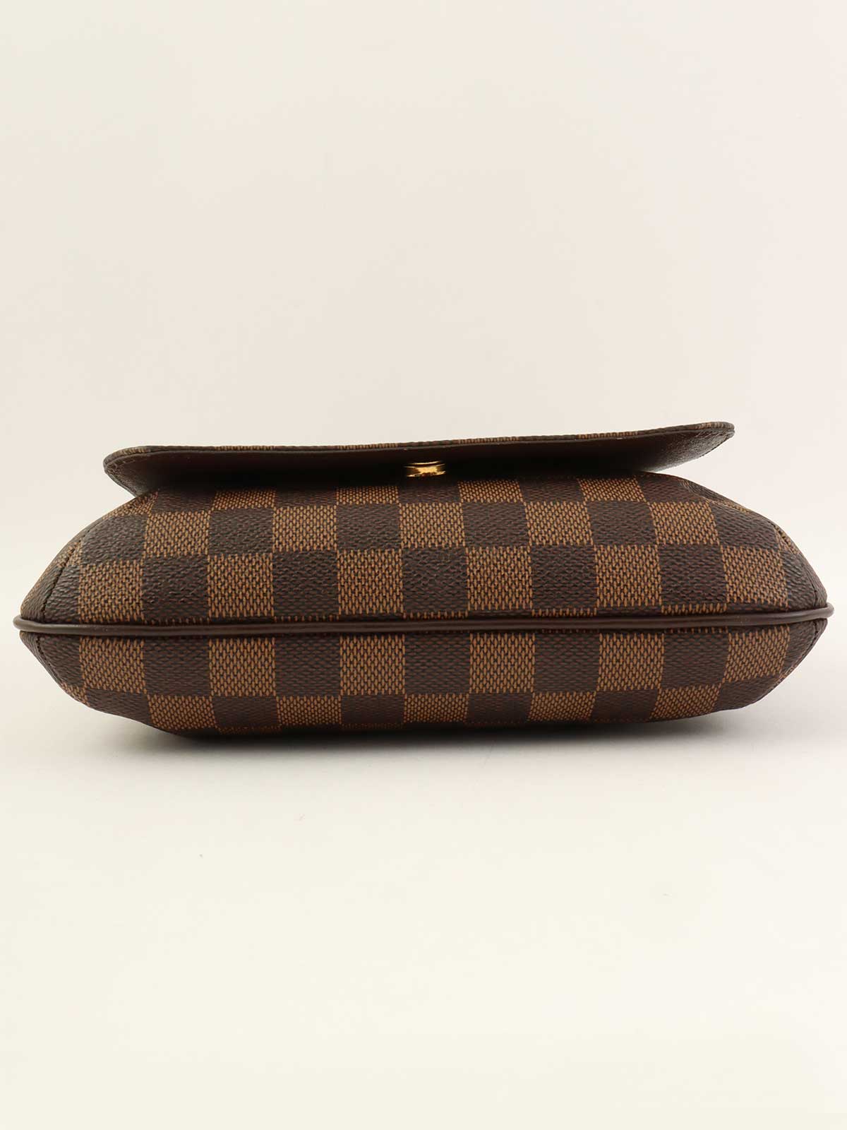 2001 Damier Musette Salsa 帆布单肩包，棕色