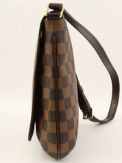 2001 Damier Musette Salsa 帆布单肩包，棕色